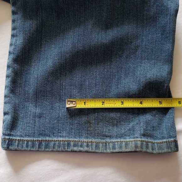 Mossimo Distressed Curvy Boot Cut Jeans Sz16S - Picture 7 of 7